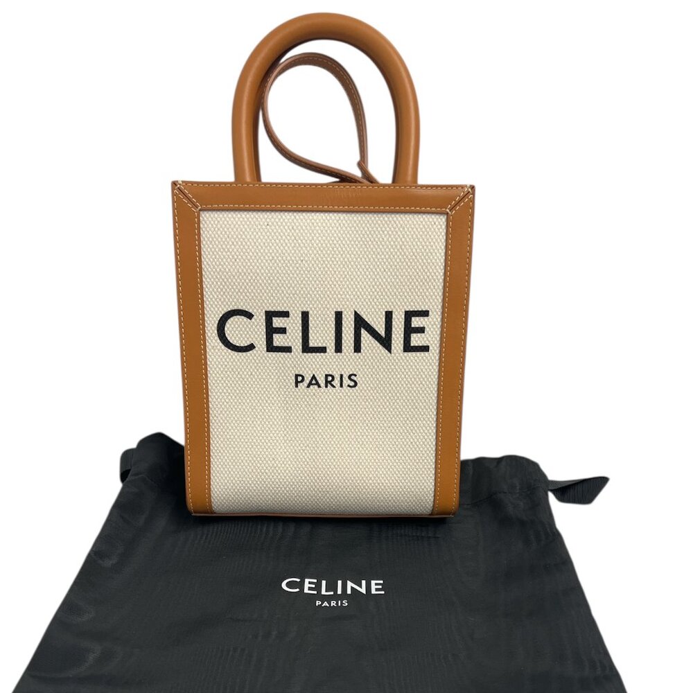 CELINE Calfskin Mini Vertical Cabas